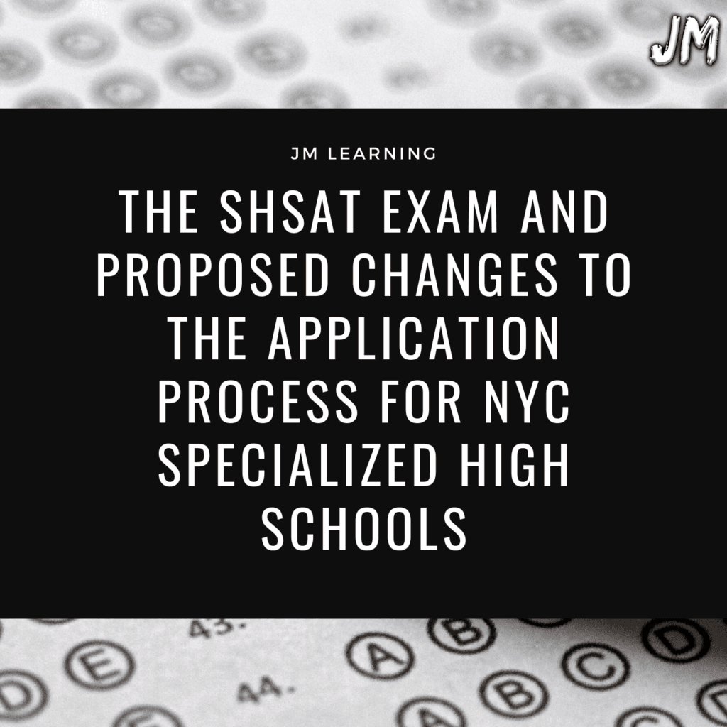 The New SHSAT Exam article -